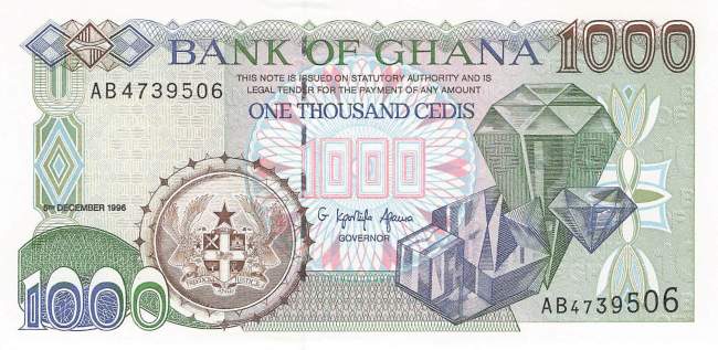 1000 Cedis 1996